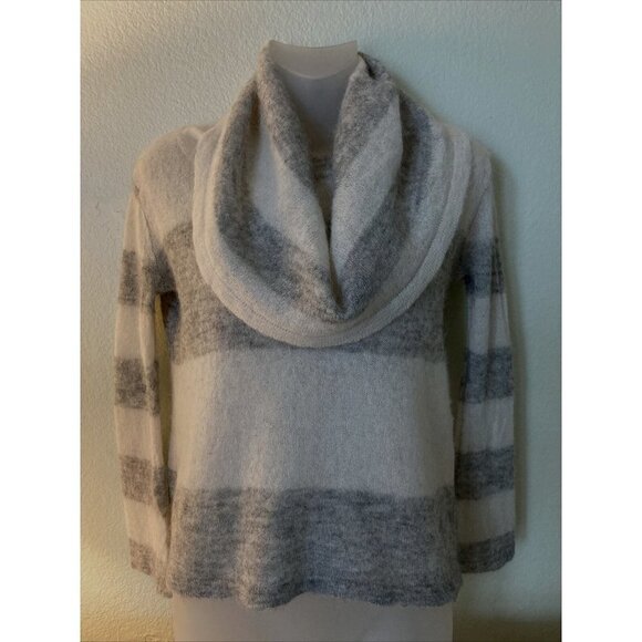 Free People Small Lulu Rugby sweater Alpaca & nylon new Cowl or slouch striped - Picture 2 of 13